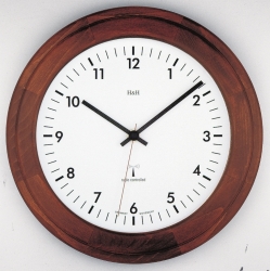Nástěnné hodiny DŘEVĚNÉ řízené signálem - 174128