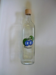 Láhev Vierkant 700ml dekor psi