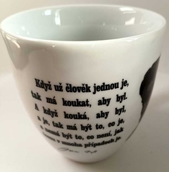 Porcelánový hrnek Harry s dekorem - citát Werich